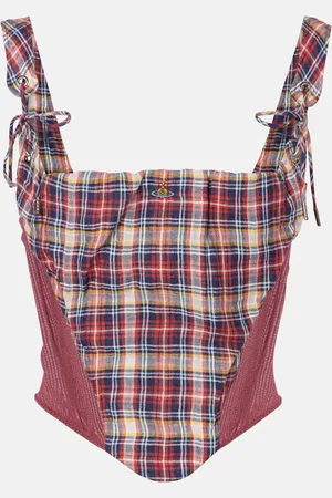 Vivienne Westwood Top Puppy aus Leinen und Baumwolle