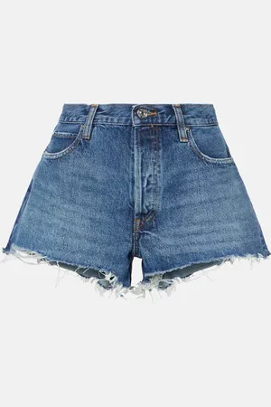 Frame Mid-Rise Jeansshorts The Hang