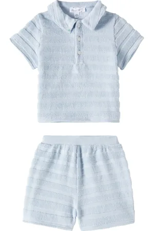 Tartine Et Chocolat Baby Set aus Polohemd und Shorts aus Frottee