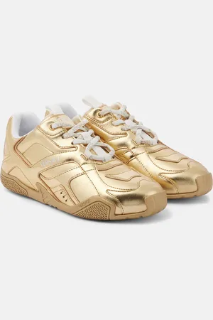 VERSACE Sneakers Galaxia aus Metallic-Leder