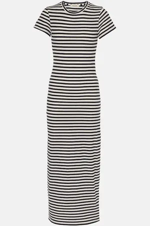 NILI LOTAN Maxikleid aus Baumwoll-Jersey
