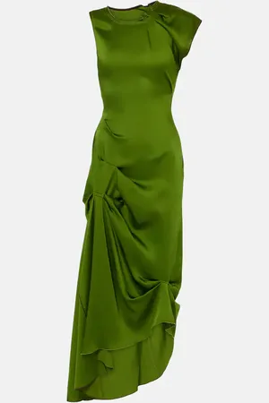 Victoria Beckham Midikleid aus Satin