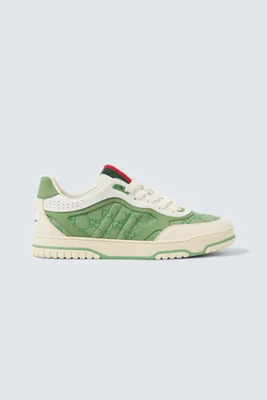 Gucci Sneakers Re-Web mit Leder