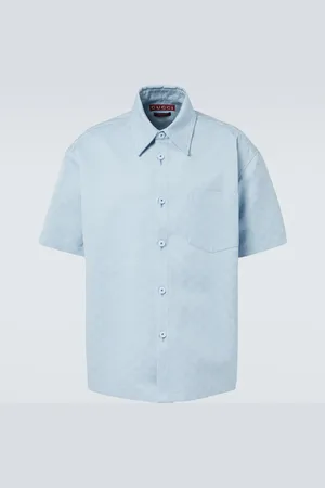 Gucci Hemd GG aus Baumwoll-Jacquard