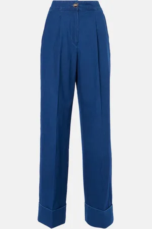 VALENTINO High-Rise Wide-Leg Jeans