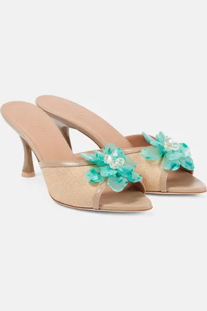 MALONE SOULIERS Verzierte Pantoletten Cyd 70 mit Leder
