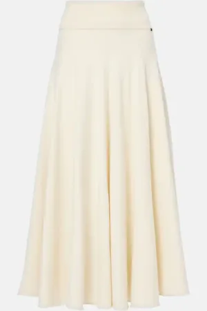 EXTREME CASHMERE Midirock Twirl aus einem Kaschmirgemisch