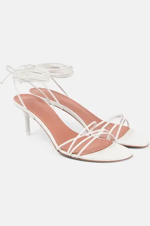 Amina Muaddi Sandalen Lori 60 aus Leder