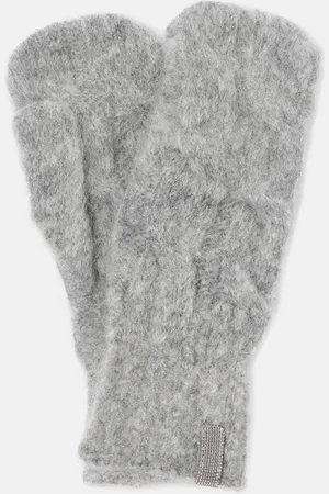 Brunello Cucinelli Handschuhe aus Wolle und Mohair
