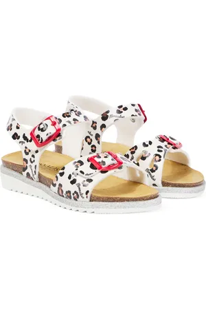MONNALISA Bedruckte Sandalen aus Lederimitat
