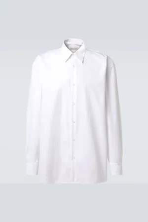 DRIES VAN NOTEN Hemd aus Baumwollpopeline