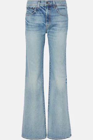 NILI LOTAN Mid-Rise Flared Jeans Celia
