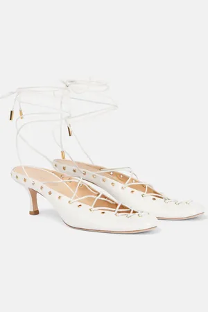 Chloé Chloé Pumps Ghillies aus Leder
