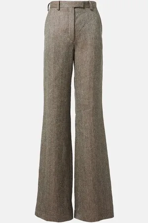 Loro Piana Weite Hose Korbin aus Leinen