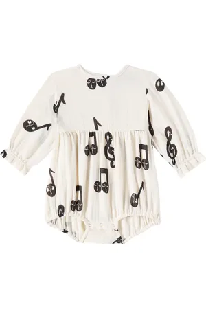 Mini Rodini Baby Spieler Notes aus Baumwollmusselin
