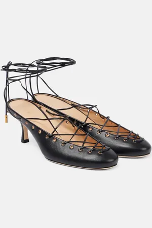 Chloé Chloé Pumps Ghillies aus Leder