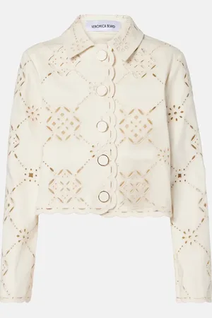 VERONICA BEARD Cropped-Jacke Adelaide aus Baumwolle