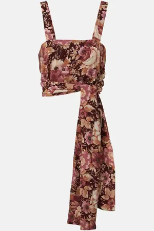 Chloé Chloé Cropped-Top aus Crêpe de Chine aus Seide