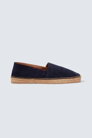Kiton Espadrilles aus Veloursleder