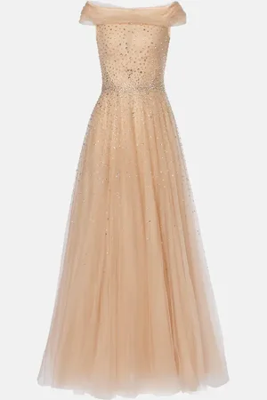 Jenny Packham Robe Shayla aus Tüll mit Kristallen