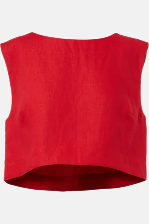 POSSE Cropped-Top Martina aus Leinen