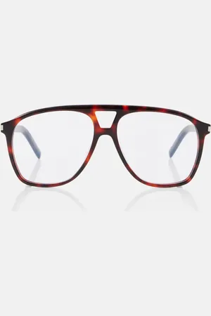 Saint Laurent Aviator-Brille Dune