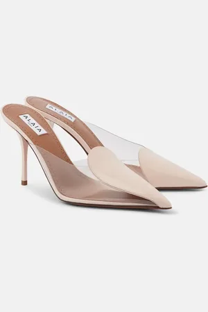Alaïa Alaïa Mules Le Cœur Abstrait 90 mit Lackleder