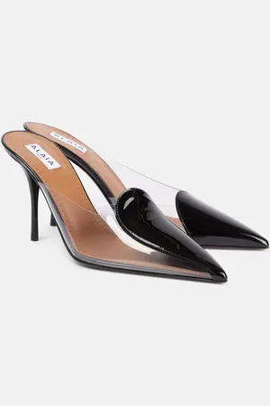 Alaïa Alaïa Mules Le Cœur Abstrait 90 mit Lackleder