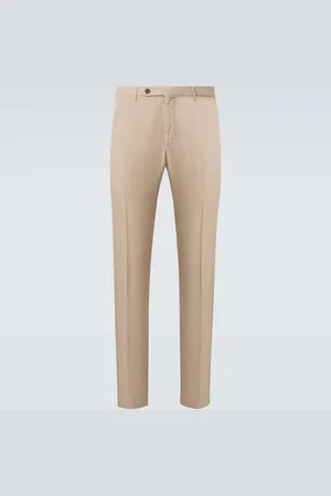 Incotex Gerade Hose aus Leinen und Baumwolle
