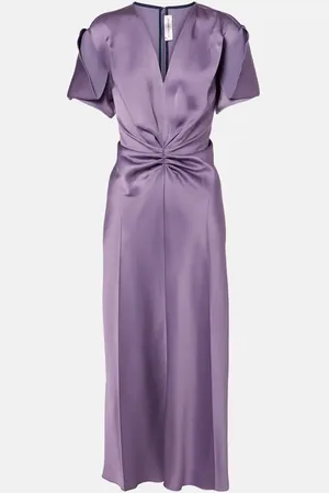 Victoria Beckham Midikleid aus Satin