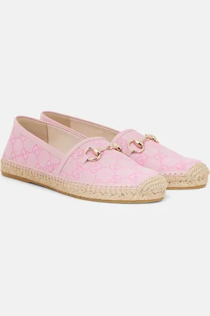Gucci Espadrilles Horsebit GG aus Canvas