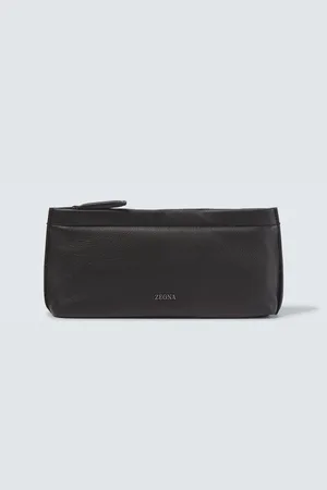Ermenegildo Zegna Kosmetiketui Secondskin aus Leder