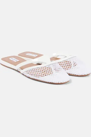Alaïa Alaïa Slippers Infradito mit Leder