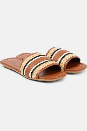 Hogan Pantoletten mit Leder