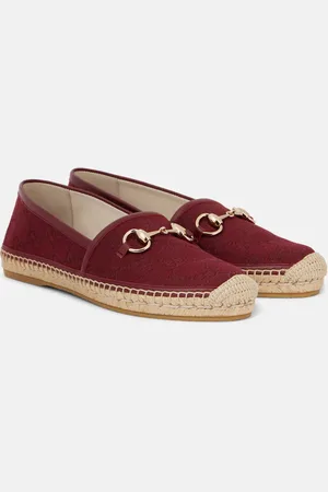 Gucci Espadrilles Horsebit GG aus Canvas