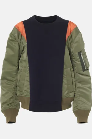SACAI Sweatshirt aus Jersey und Twill