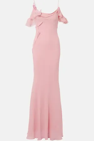 Self-Portrait Robe aus Georgette
