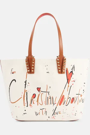 Christian Louboutin Tote Cabata Large aus Canvas mit Leder