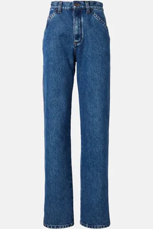 Loro Piana High-Rise Straight Jeans Etienne