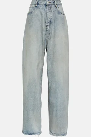 Balenciaga Mid-Rise Wide-Leg Jeans