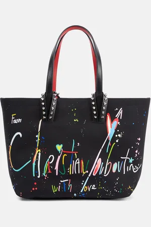 Christian Louboutin Tote Cabata Large aus Canvas mit Leder