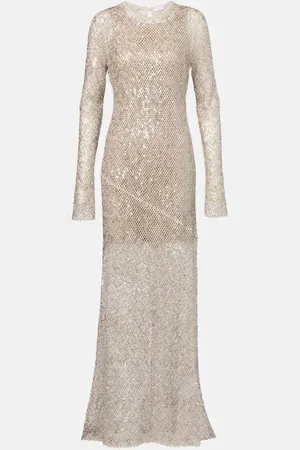 Brunello Cucinelli Robe mit Pailletten