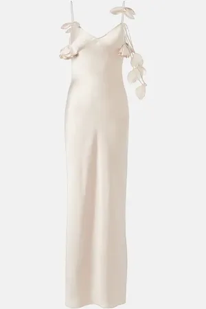 Self-Portrait Bridal Robe aus Satin