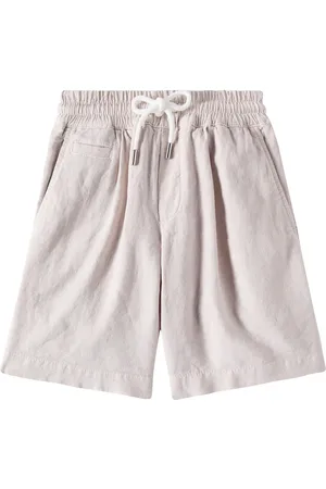 Brunello Cucinelli Bermuda-Shorts aus einem Leinengemisch