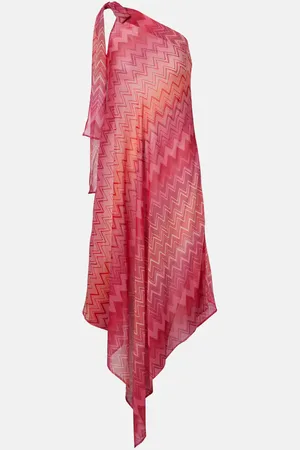 Missoni One-Shoulder-Kaftan aus Seide
