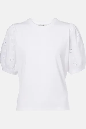 Frame T-Shirt The Lace aus Baumwolle