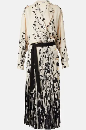 Loro Piana Midikleid Federica aus Seide