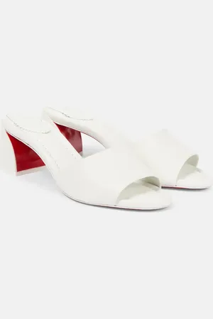 Christian Louboutin Pantoletten Jane 55 aus Leder