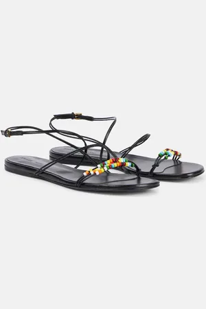 Khaite Verzierte Sandalen Loop aus Leder