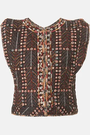 Marant Etoile Verzierter Cardigan Cerza aus Baumwolle